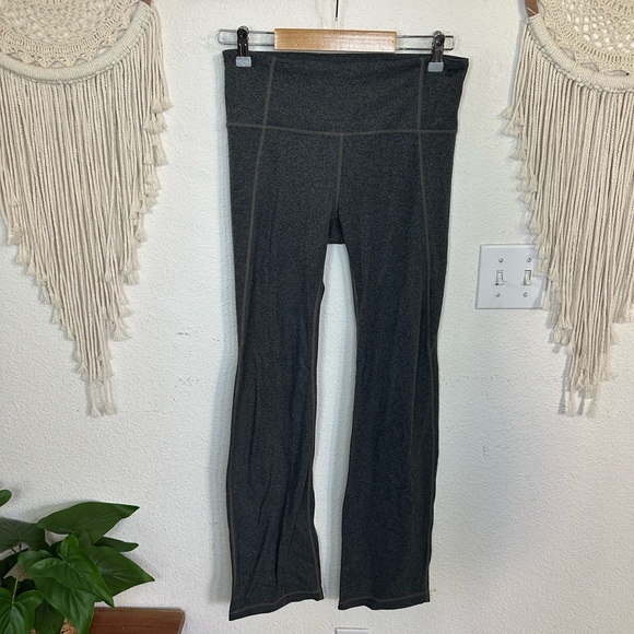 Athleta Pants - Athleta flare leg gray yoga pants leggings medium